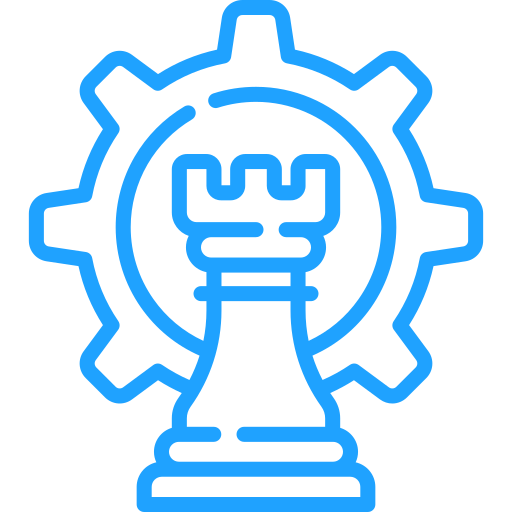 An icon representing a business strategy