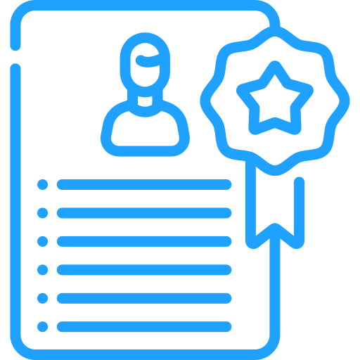 A formal document, often used to indicate achievements