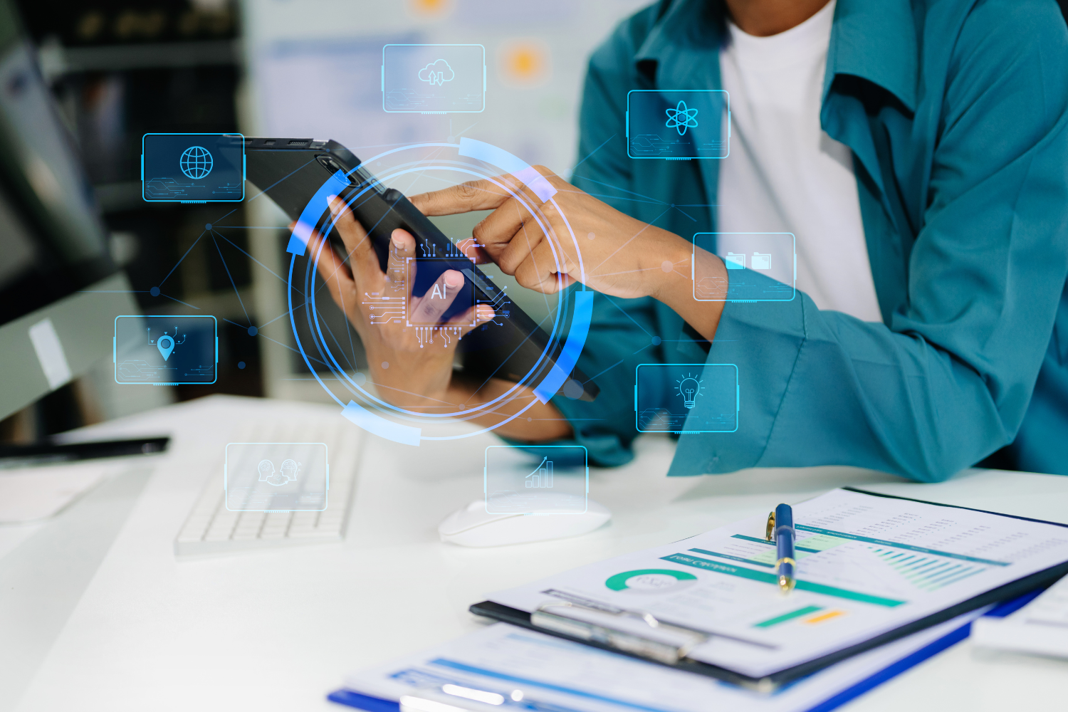 Artificial Intelligence and data analysis in a professional environment